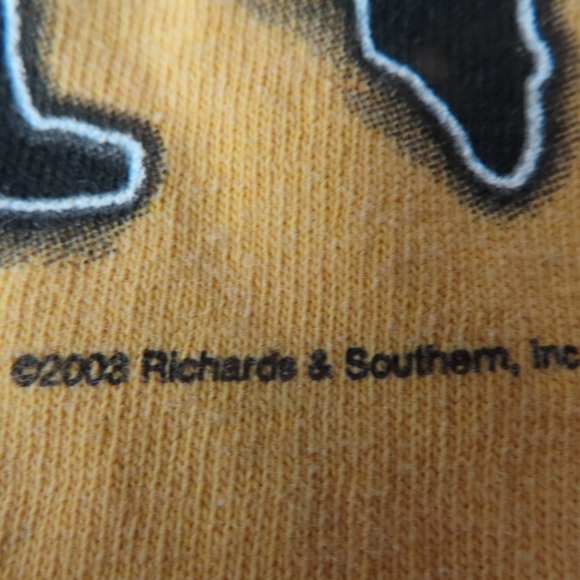 Vtg signed Brooks And Dunn  Neon Circus Tour tee - Picture 2 of 6